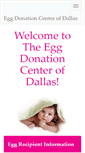 Mobile Screenshot of eggdonorcenter.com